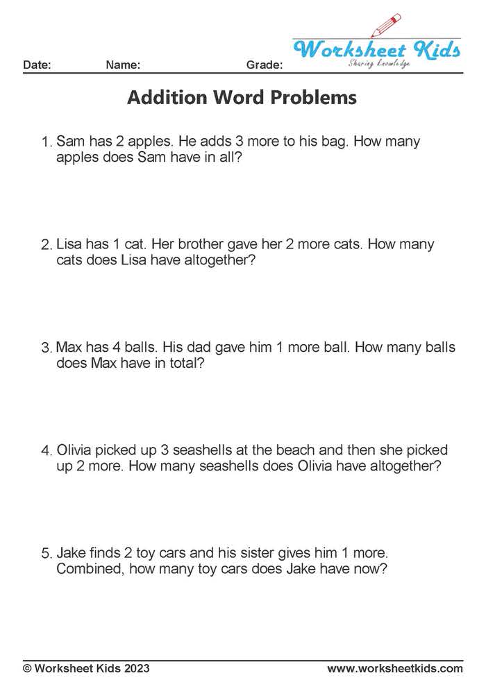 addition word problem