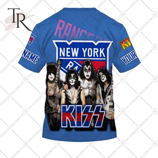 kiss ny rangers shirt