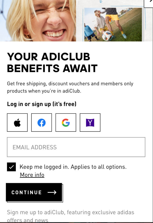 adiclub login