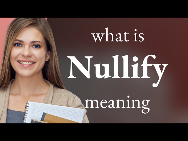 nullify meaning in malayalam