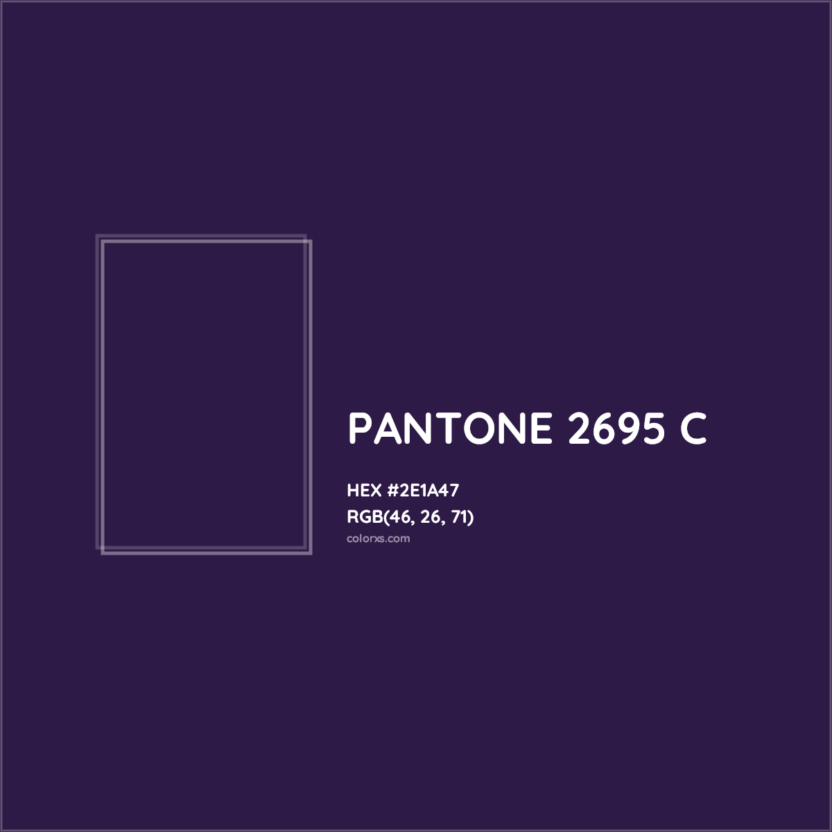 pantone 2695