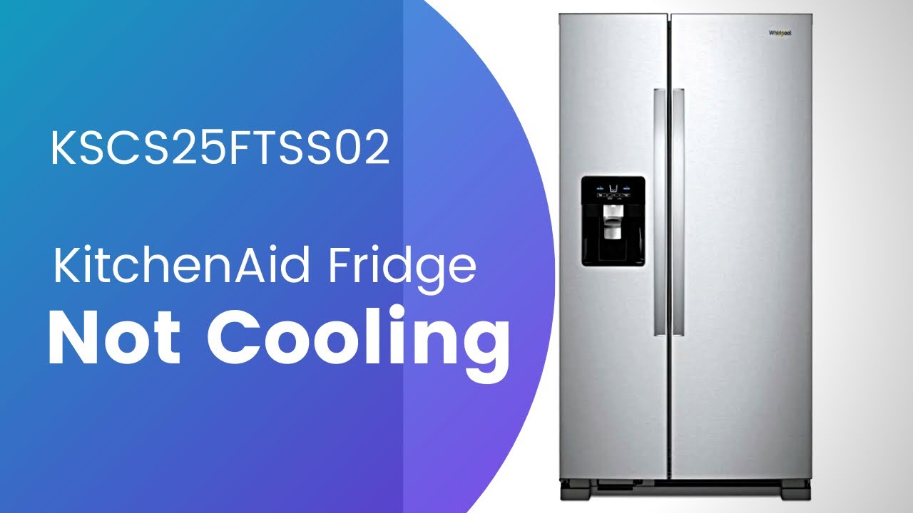 kitchenaid refrigerator not getting cold