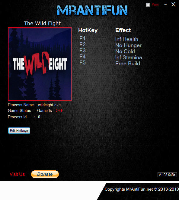 the wild eight cheat engine