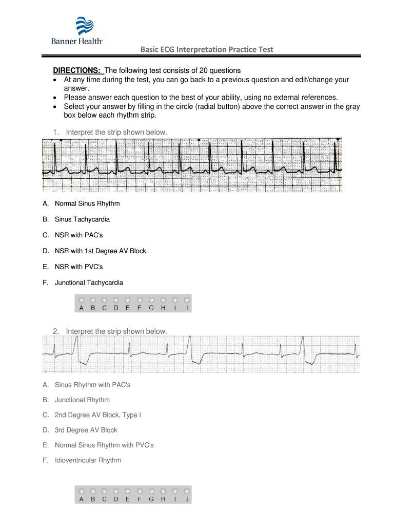 free ekg practice