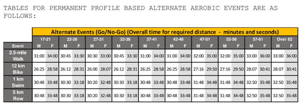 new acft standards 2023