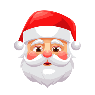 clipart santa claus face