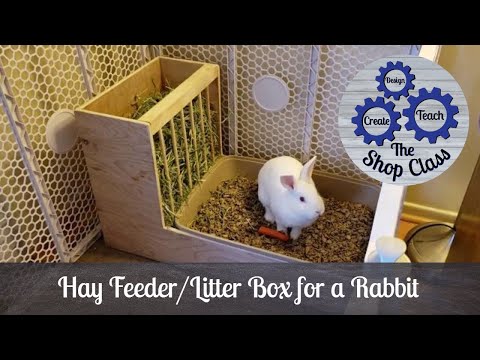 bunny hay holder