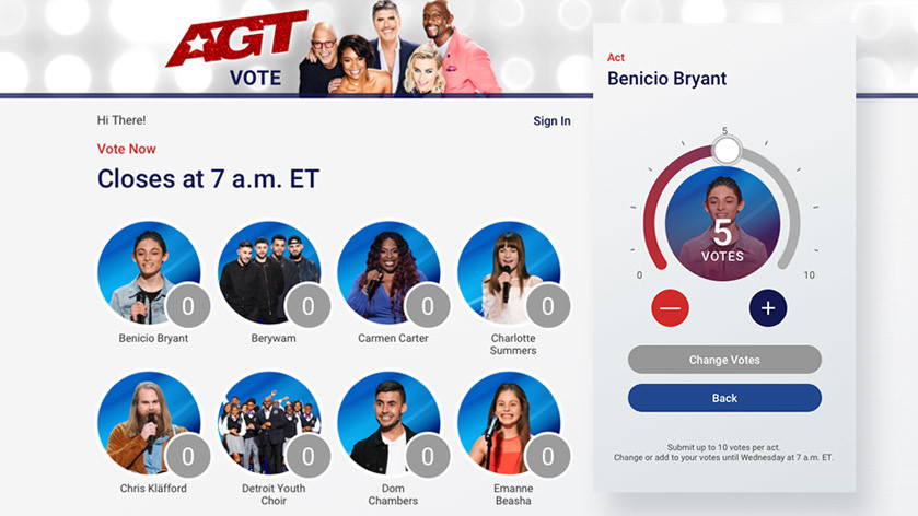 agt vote