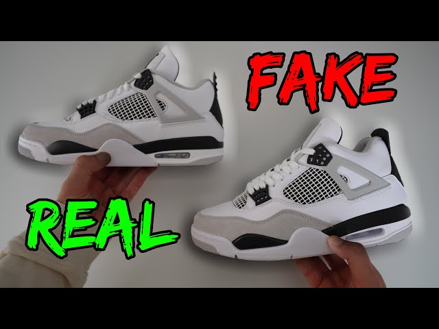 air jordan 4 real vs fake