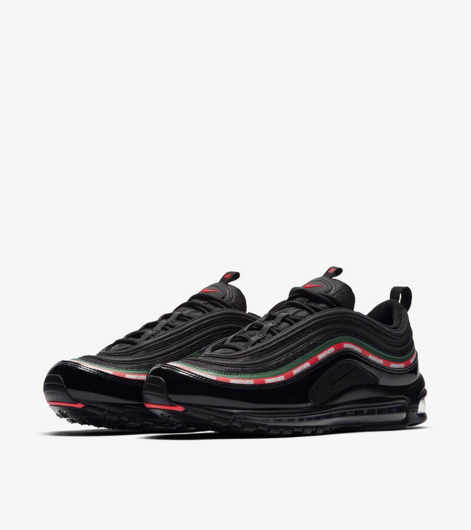 air max 97 undefeated black