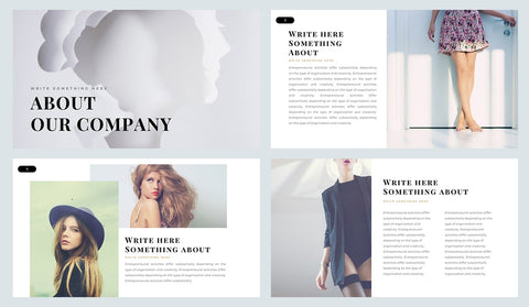 air minimal powerpoint template