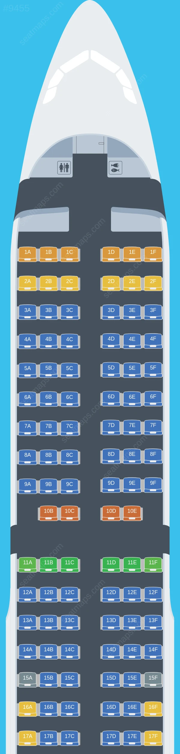 airbus 321 seat map