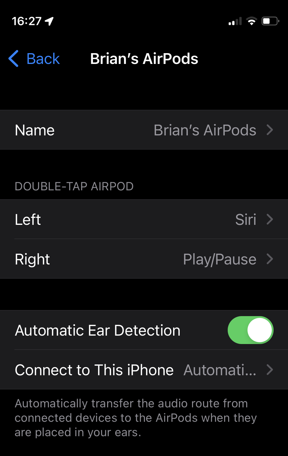 airpods play pause not working