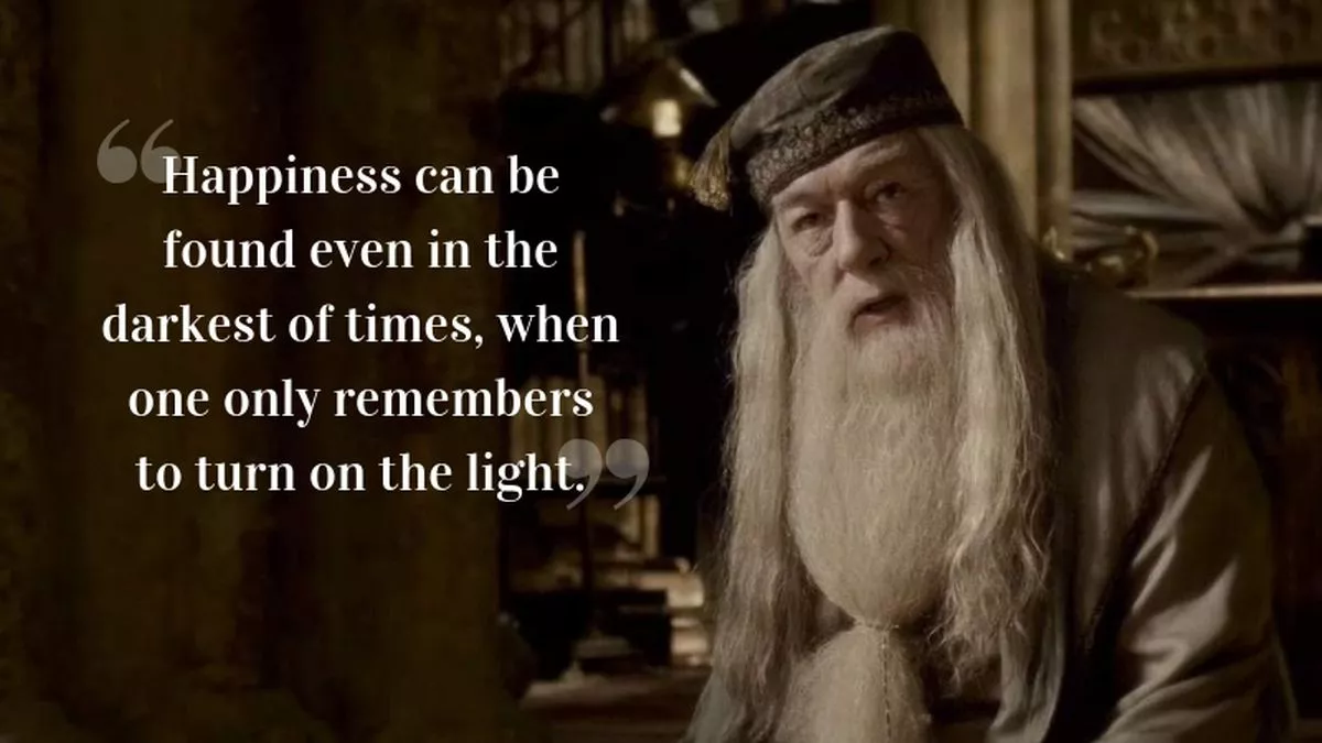 albus dumbledore quotes light