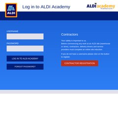 aldi academy log in