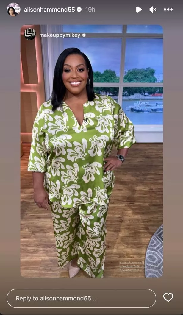 alison hammond outfit today