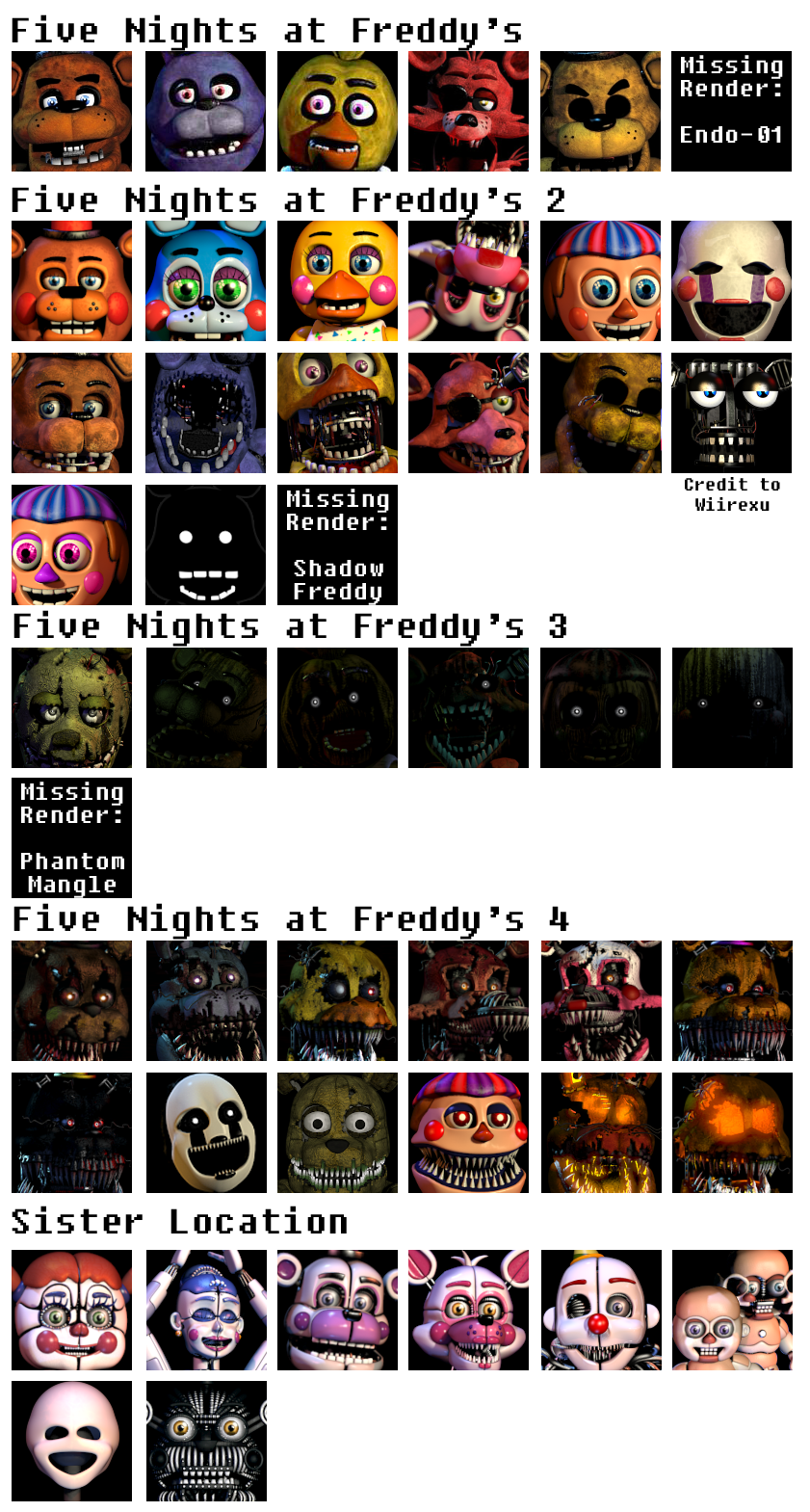 all animatronics