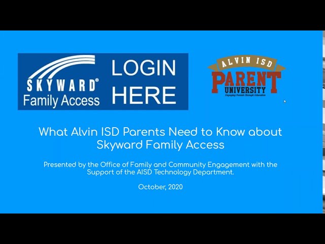 alvinisd net skyward