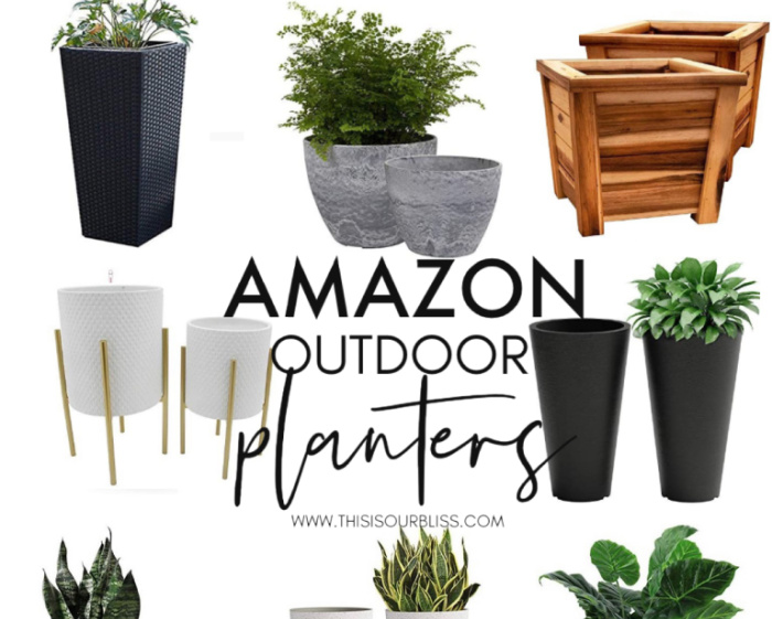 amazon planters outdoor