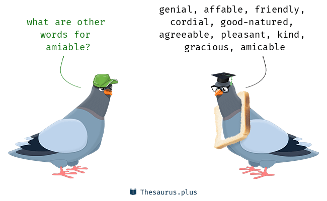 amiable thesaurus