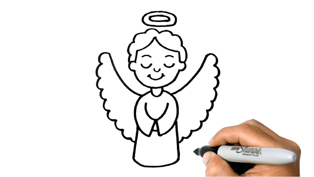angel draw easy