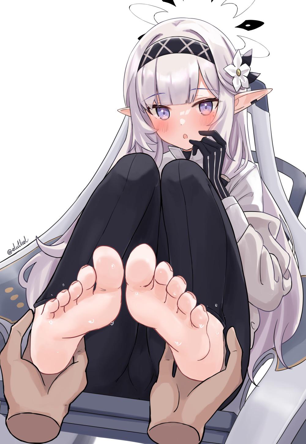 anime feet worship