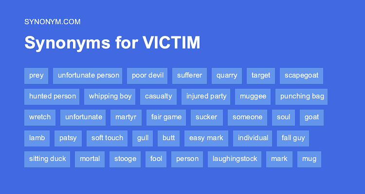 antonyms for victims