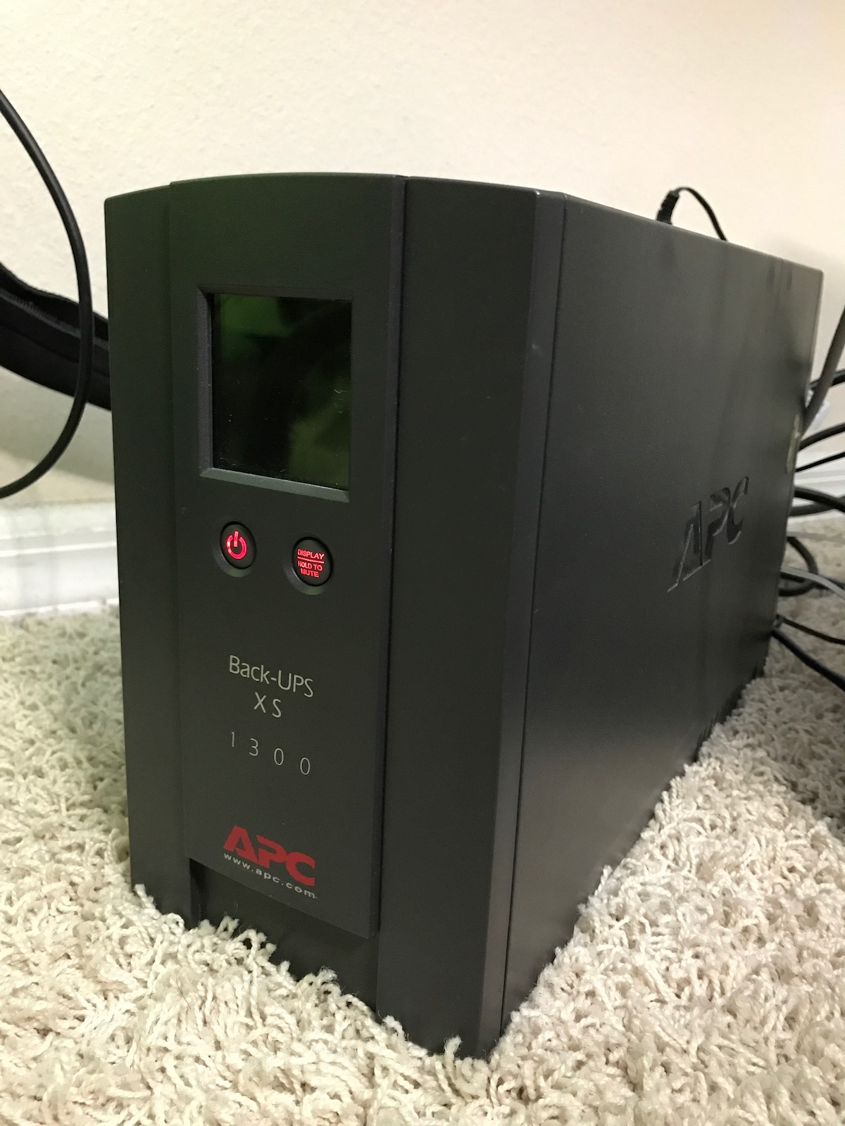 apc battery backup beeping continuously