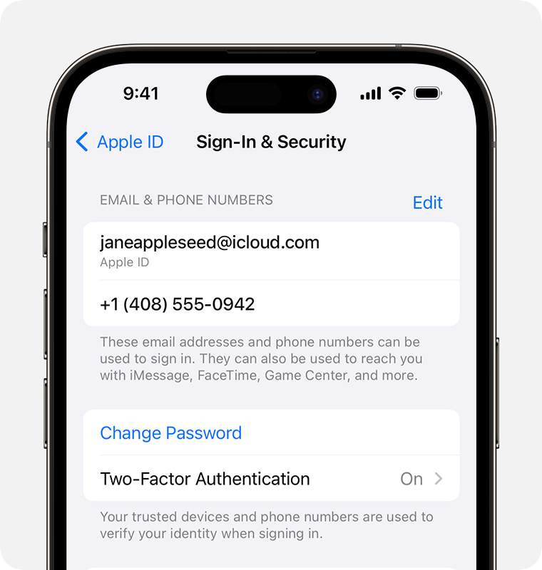 apple login id