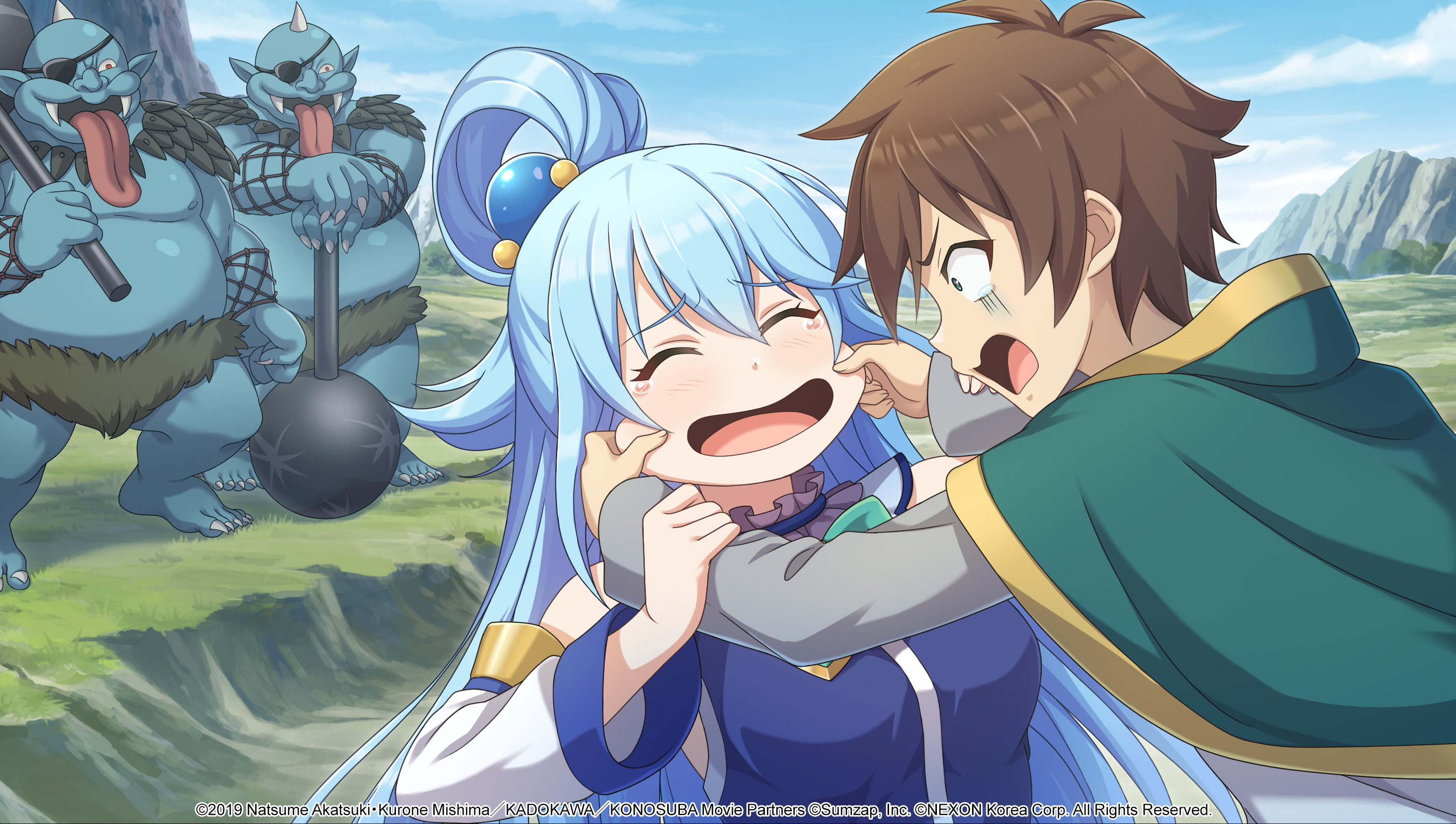 aqua x kazuma