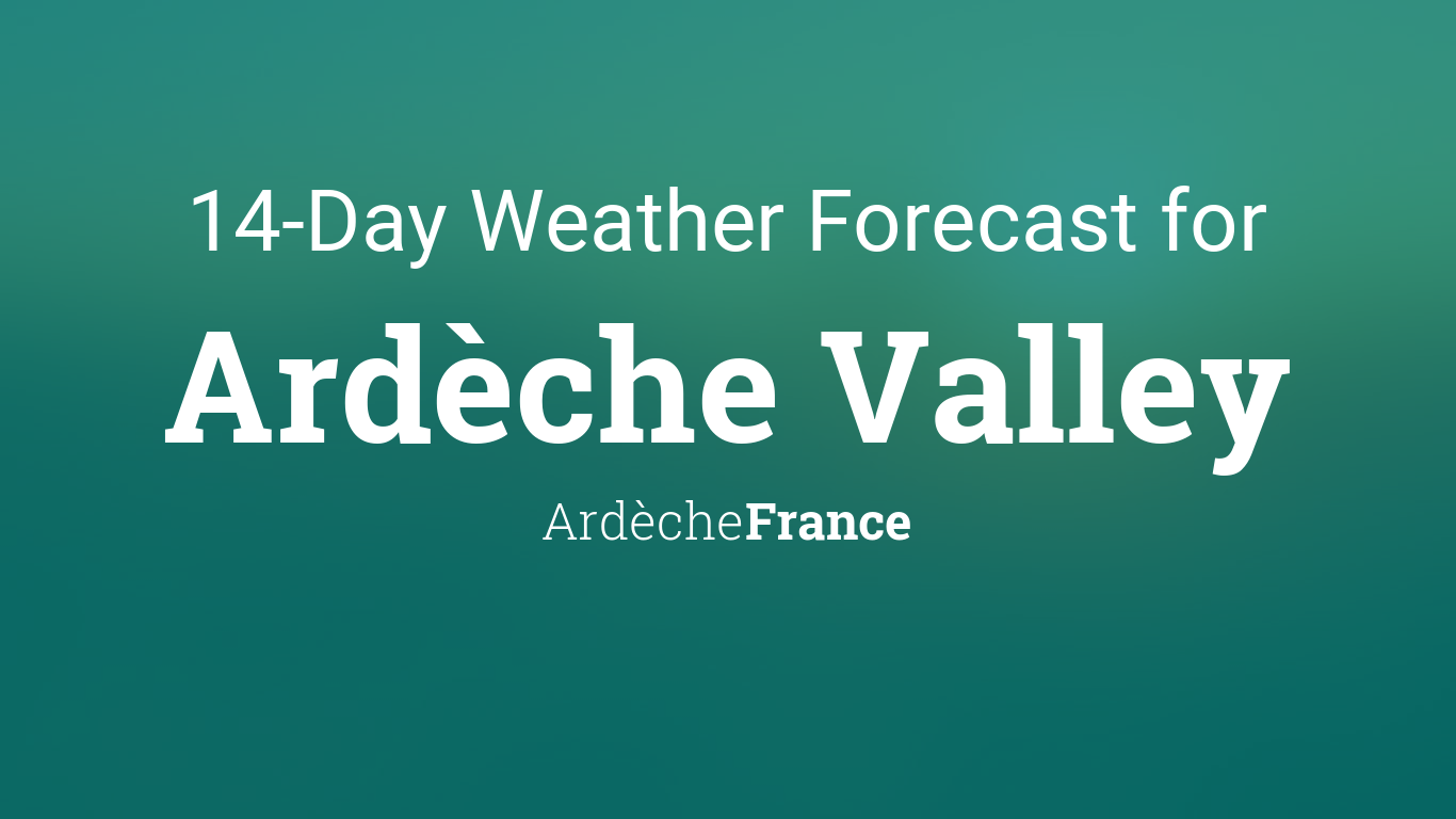 ardeche france weather