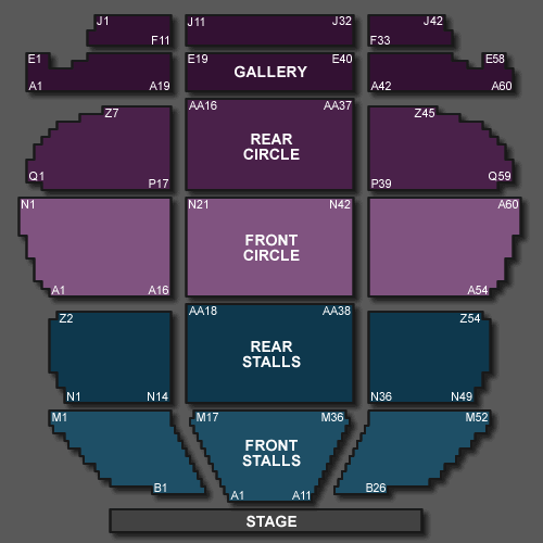 armadillo seating plan