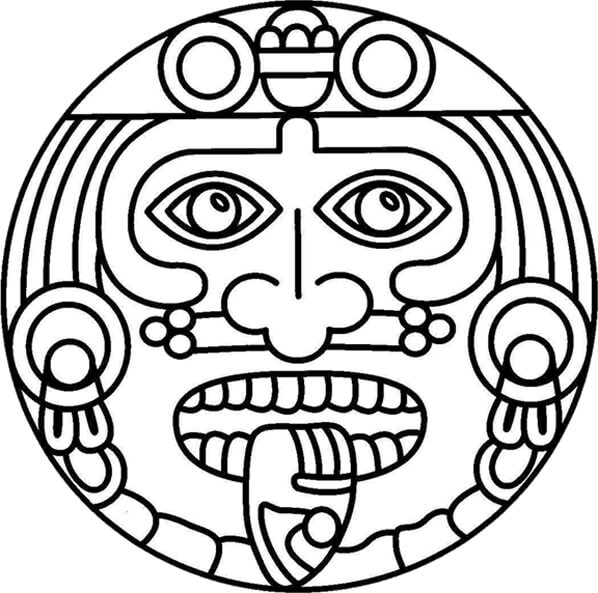 arte azteca dibujos