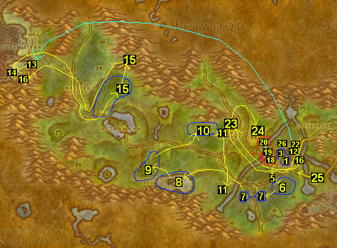 ashenvale quests vanilla