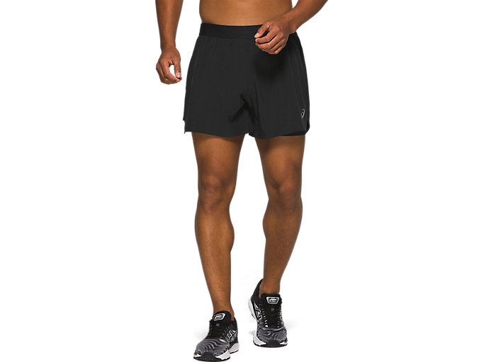 asic running shorts