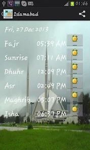 asr timing islamabad