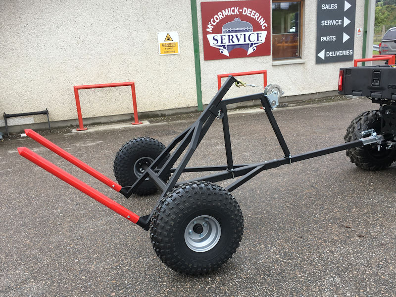 atv round bale mover