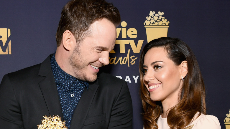 aubrey plaza chris pratt