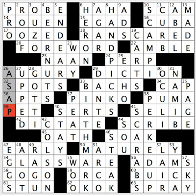 augury crossword clue