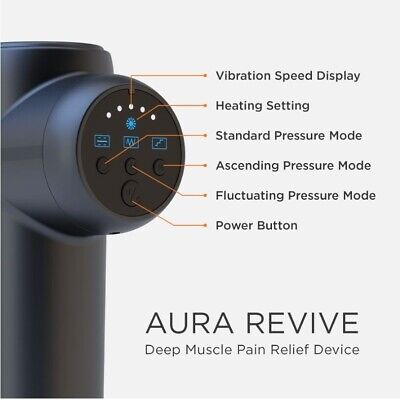 aura heated massage gun