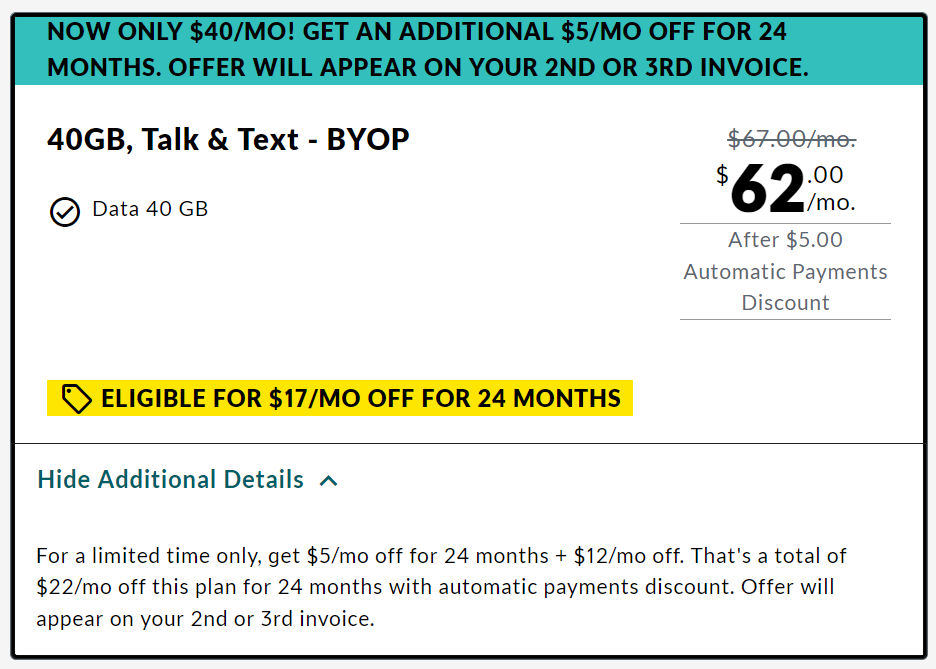 automatic payment discount fido