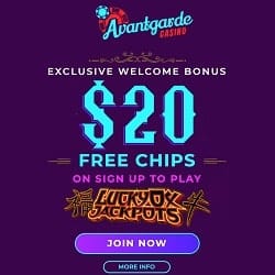 avantgarde casino no deposit bonus codes 2023