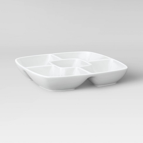 serving platter divided