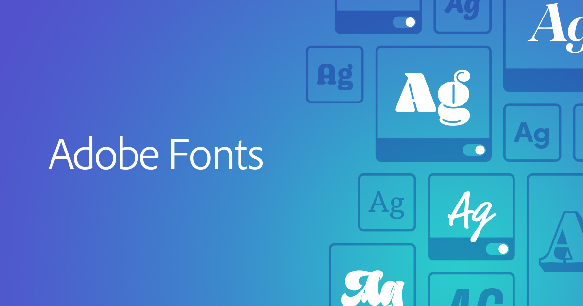 adobe fonts download