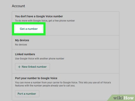 google voice number