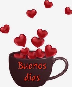 buenos dias con amor y cafe