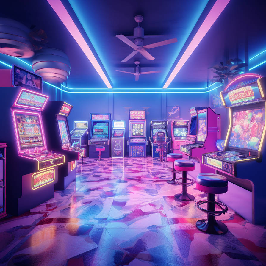 arcade aesthetic