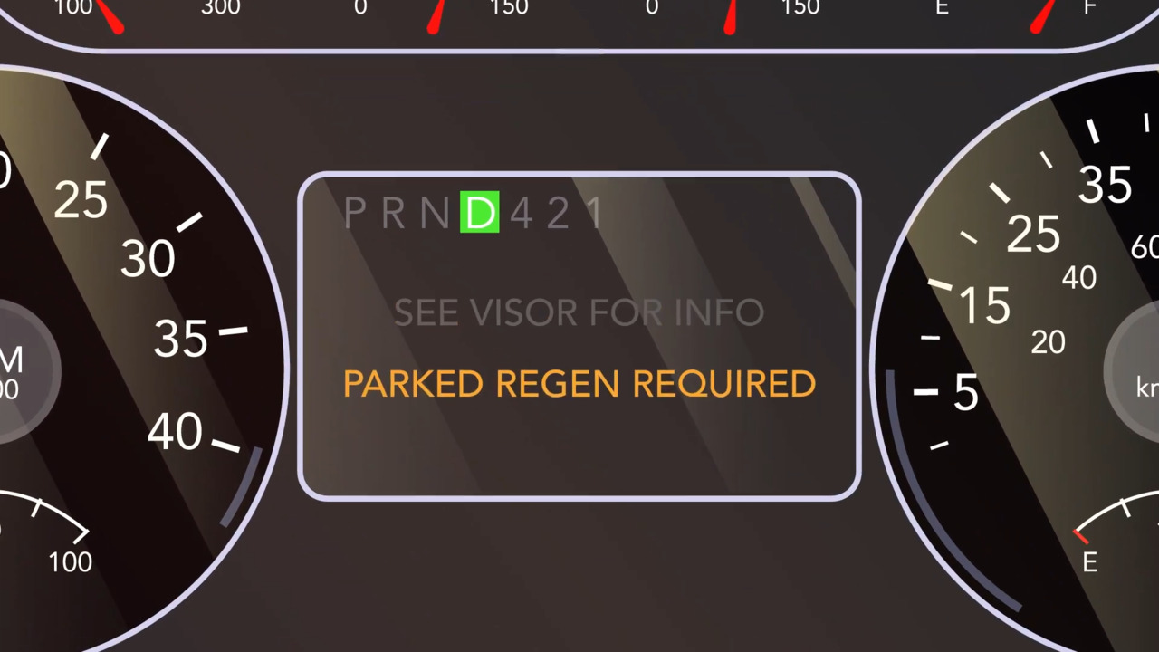 can you stop a parked regen