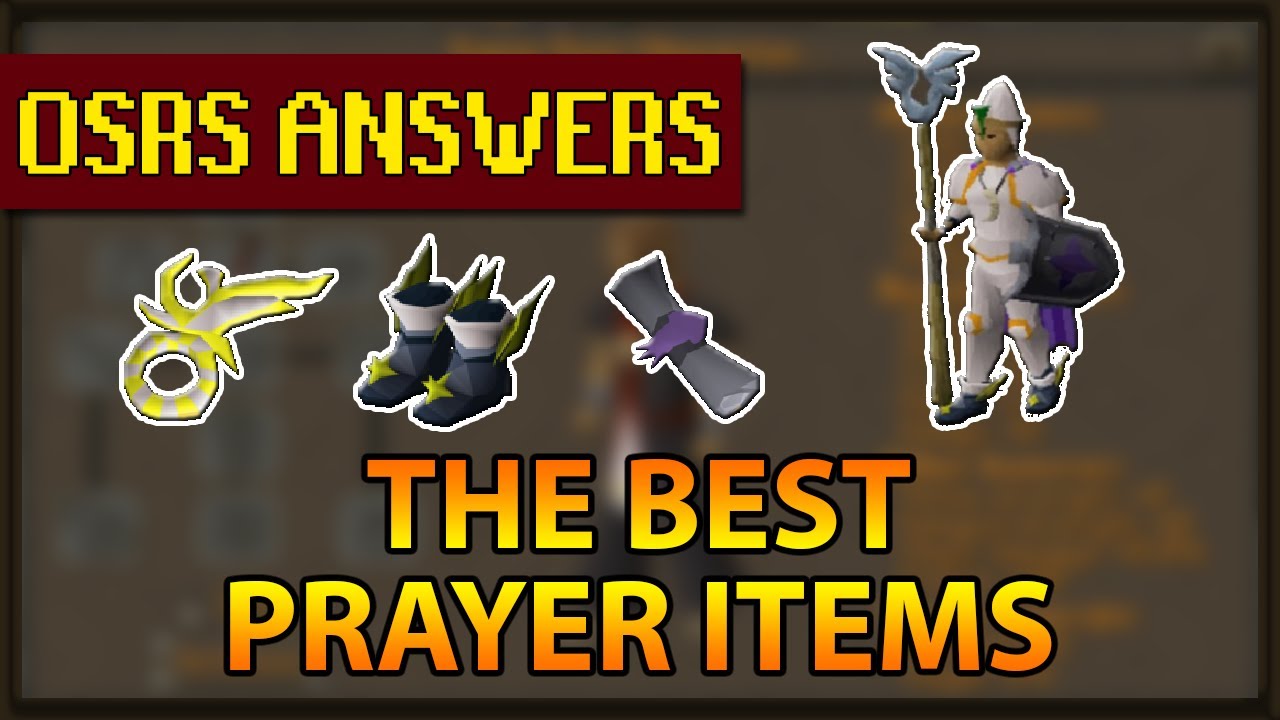 prayer items osrs