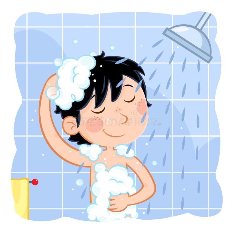 showering clip art